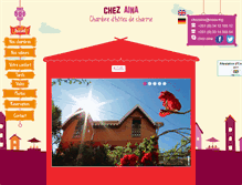 Tablet Screenshot of chezaina.com